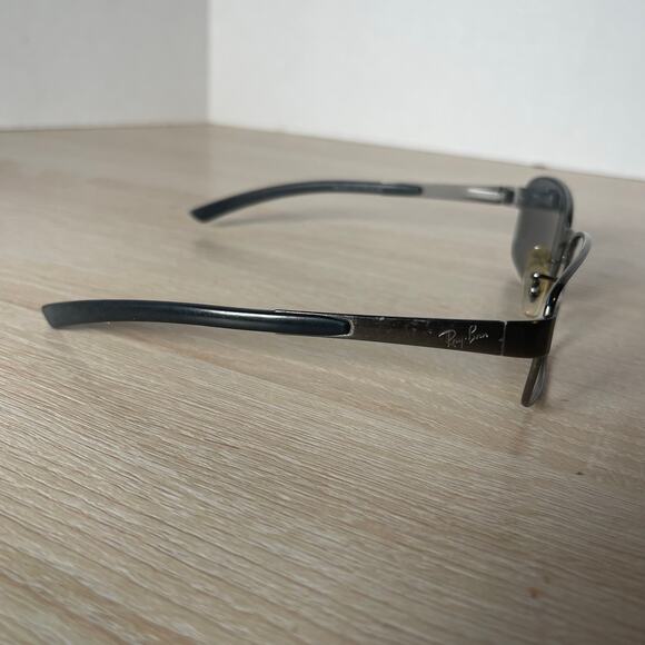 Ray-Ban RB3413 004 Sunglasses Silver Black FRAMES ONLY 59-18 3N Made in Italy - Picture 9 of 9